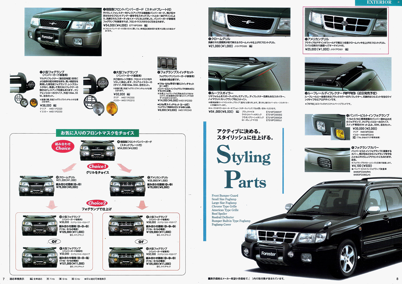 新型フォレスターSK系 FORESTER パーツ アクセサリー SK9 SKE フロント